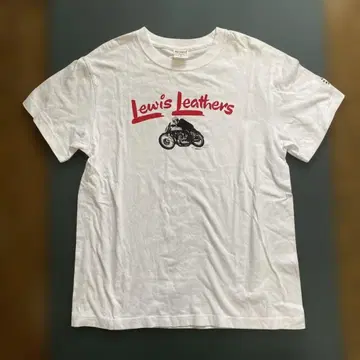 Lewis Leathers 티셔츠 화이트 SMALL