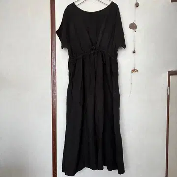 네스트로브 린넨 원피스 감물 염색