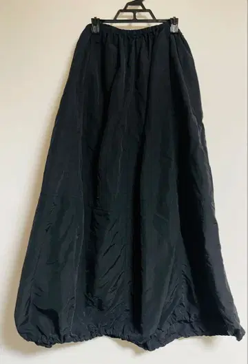 ZARA 바스락 원단 벌룬 스커트 XL 블랙 새상품