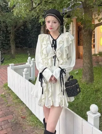 Darich 더블 프릴 원피스