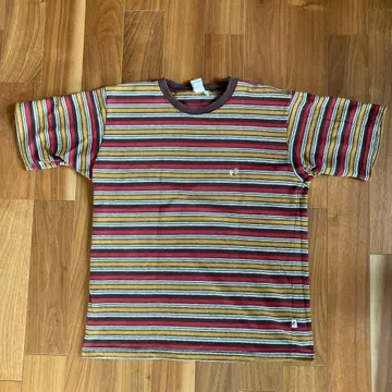 90s USA제 HANG TEN 멀티 보더 T셔츠