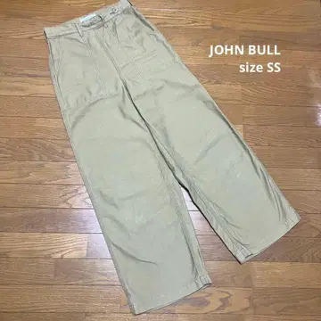 최종 JOHN BULL 런치 팬츠 S-XS 와이드 스트레이트 팬츠