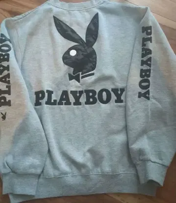 빈티지 PLAYBOY 맨투맨 셋업 그레이 80s 90s
