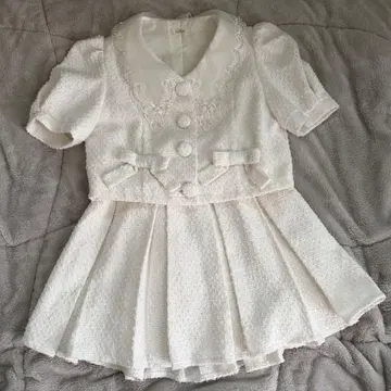 [ ~16일까지 ] evelyn 스커트 셋업 화이트
