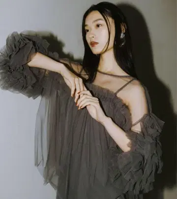 ANDRESD 안드레스드/데코라티브 튤 상의