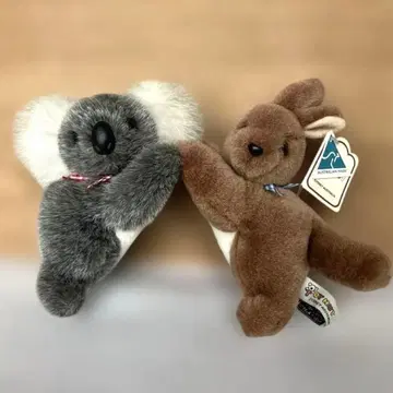 Toy Hut 호주산 코알라와 캥거루가 붙어있는 봉제 인형