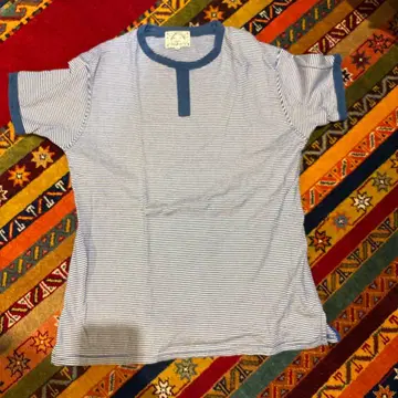 레어 EVISU 에비수 보더 티셔츠 사이즈 38 일본제