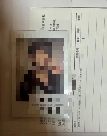 &TEAM 월랑 촬영 폴라로이드 친필 사인 니콜라스