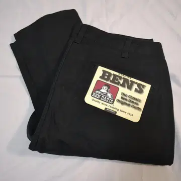 [택 포함 미사용 새상품] BEN DAVIS 치노 팬츠 블랙 36인치