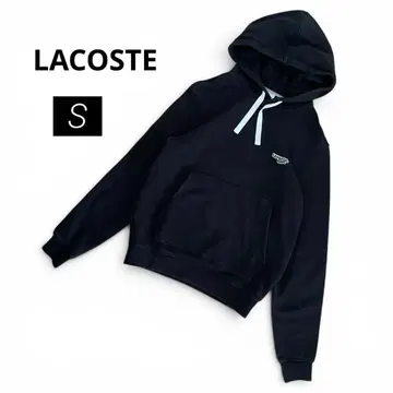 새상품급 LACOSTE 라코스테 뉴 아이콘 맨투맨 후드티 블랙 S