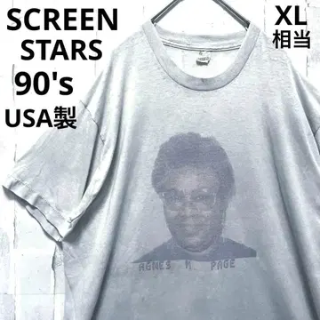 스크린스타즈 누구야 반팔 티셔츠 90s USA제 싱글 스티치
