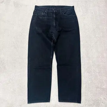 orSlow 오어슬로우 인디고 블랙 데님 스트레이트 팬츠 XL