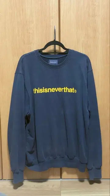 thisisneverthat 크루넥 맨투맨 네이비 L