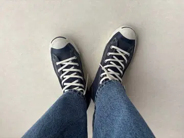 컨버스 잭 퍼셀 하이컷 블루