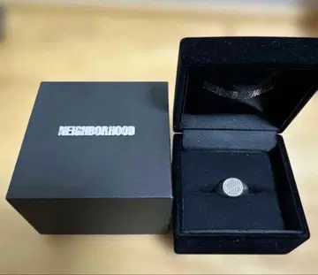 네이버후드 NEIGHBORHOOD 실버 반지 12호 엠블럼