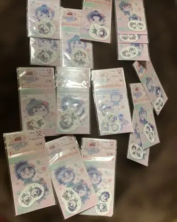 닌타마 란타로 쫀득쫀득 마스코트 스티커 전 12종 #닌타마 #모치피코