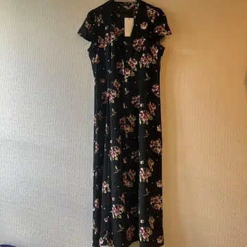 미사용 ZARA WOMAN 꽃무늬 롱 셔츠 원피스 반팔 L