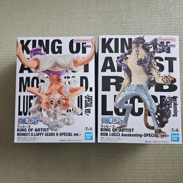 원피스 KING OF ARTIST 루피 로브 루치 2체 세트