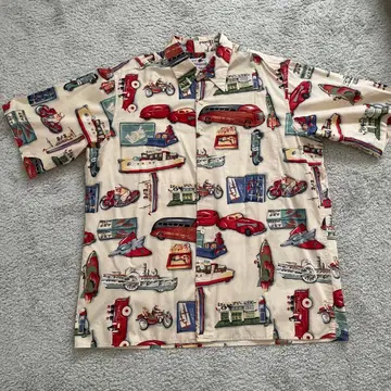 90s 레인스푸너 올 패턴 셔츠 빈티지 L 사이즈