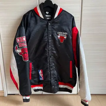 [ 데드스탁 ] Chicago Bulls 바시티 자켓 NBA 자수 로고