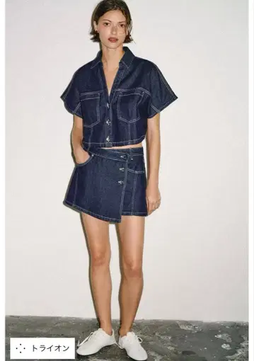 ZARA 숏 데님 셋업
