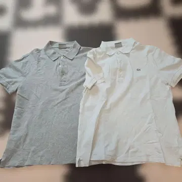 LACOSTE 피케 셔츠 2장 세트 사이즈 4