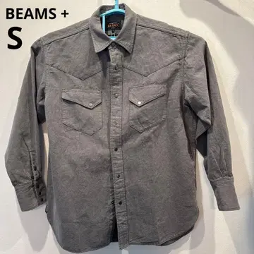 BEAMS 웨스턴 셔츠 블랙 S 사이즈