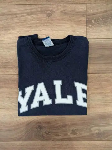 Champion YALE 티셔츠 네이비 M 사이즈 파란 택 미국제