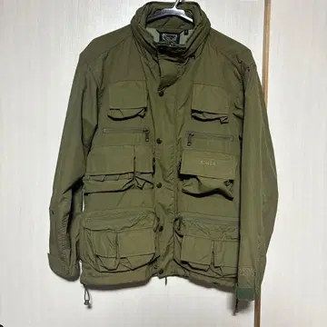 AIGLE 카메라맨 자켓 카키 S 사이즈