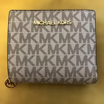 미사용 MICHAEL KORS 접이식 지갑 MK 로고