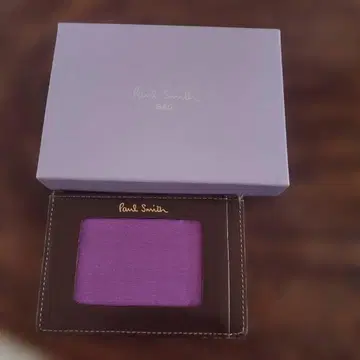 Paul Smith 패스케이스 교통카드 지갑 다크 브라운