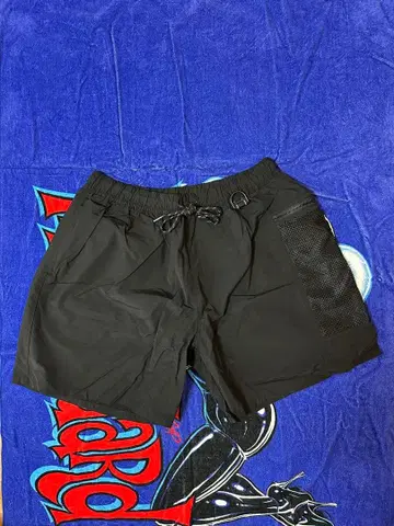 WEDSTORE Connett 블랙 메쉬 포켓 숏팬츠