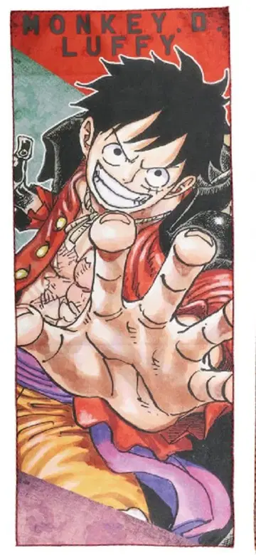 ONEPIECE 원피스 루피 대형 타월 점프 페스타