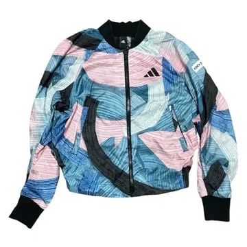 adidas 올 패턴 집업 블루종 트랙 자켓 IDEAL 지퍼