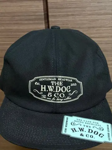 THE H.W. DOG & CO. 캡 블랙