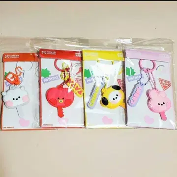 BT21 minini 키 커버 RJ TATA CHIMMY COOKY
