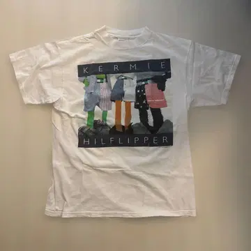 커밋 x 타미힐피거 패러디 T셔츠 XL 90s