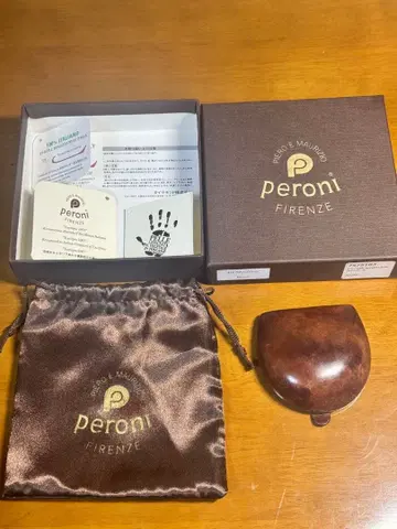 페로니 Peroni Firenze 코인 케이스 브라이어 말발굽형