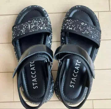 STACCATO 글리터 스포츠 샌들 22.0 미사용 새상품