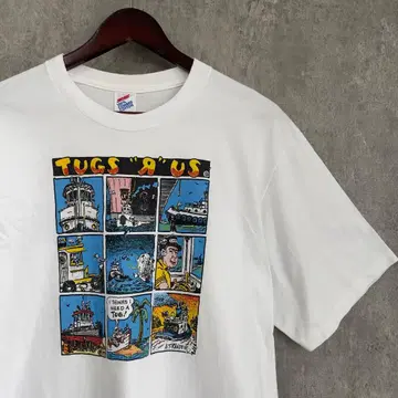 90s JERZEES 예인선 셔츠 XL USA제