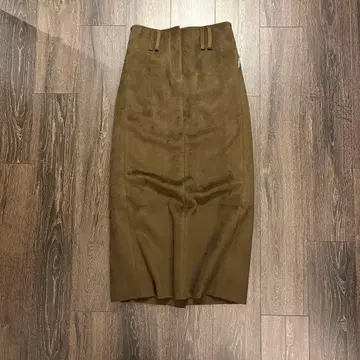 UGLYSHADOW 브라운 타이트 스커트 S