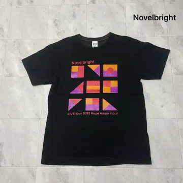 Novelbright 투어 티셔츠 프린트 로고 뮤지션 밴드T