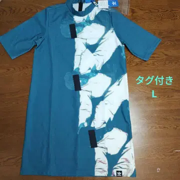 [ 택 포함 ] adidas 반팔 원피스 블루 계열