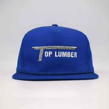 90s 기업 로고 빈티지 캡 트래커 TOP LUMBER 목재