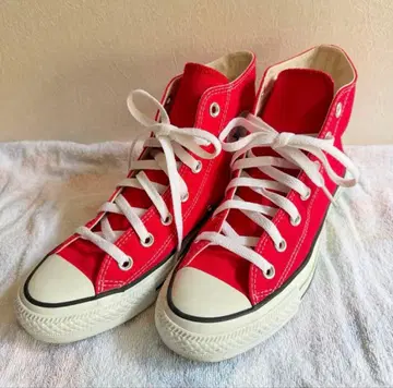 컨버스 올스타 하이컷 레드 24.5cm 새상품급