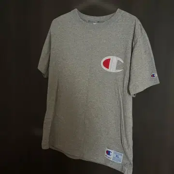 새상품급 Champion 챔피온 반팔 T셔츠 그레이 XL