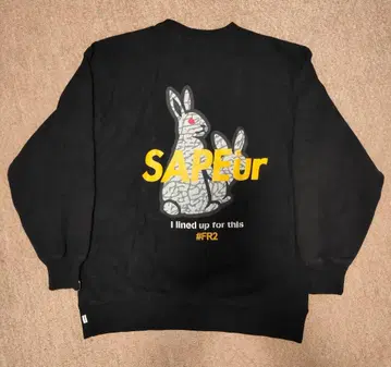 SAPEur FR2 콜라보 맨투맨 블랙 새상품급