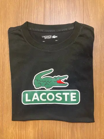 LACOSTE SPORT 티셔츠 블랙