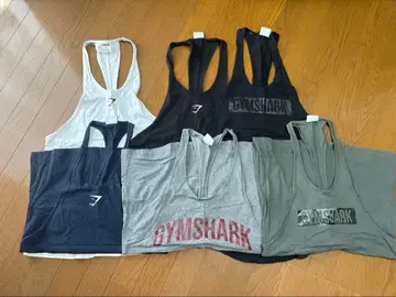 GYMSHARK 짐샤크 탱크탑 6개 세트 스트링거 S