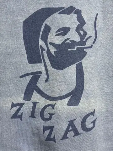 텐더 로인 ZIG ZAG T 네이비 나염 블루